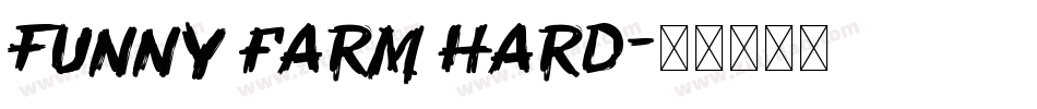 Funny farm hard字体转换